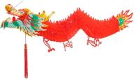 🐉 бемемо 3d гирлянда дракона китайского нового года: яркое подвесное украшение (4.92 фута) логотип