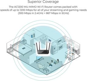 img 2 attached to D-Link DIR-842 AC1200 WiFi Router: Wide Coverage, Gigabit MU-MIMO, Easy Setup & Parental Controls, Black (Discontinued)