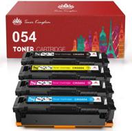 🖨️ toner kingdom compatible toner-cartridge replacement for canon 054 crg-054, canon color imageclass mf644cdw mf642cdw mf640c lbp622cdw - 4pack (1 black, 1 cyan, 1 magenta, 1 yellow) logo