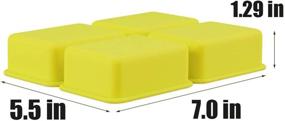 img 3 attached to Sponge Finger Silicone Bakeware Rectangle