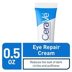 img 3 attached to 👁️ Cerave Eye Repair Cream - Dark Circle and Puffiness Treatment for Delicate Under Eye Skin - 0.5 oz