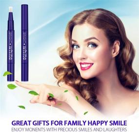 img 1 attached to 🦷 2pcs Teeth Whitening Pen Kit: Fast Natural Whitening Gel, Sensitivity-Free & Painlessly Effective. Professionally Formulated Brush for Daily Use - Achieve a Beautiful White Smile with Natural Plant Flavor.