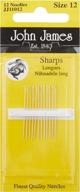 🧵 john james jjn11012 sewing needle sharps logo