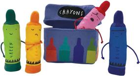 img 4 attached to MerryMakers 5-Inch Crayon Finger Playset for Enhanced SEO