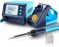 🔥 adjustable temperature password soldering iron: from 356℉ to 896℉ логотип