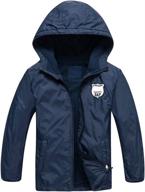 star flower waterproof outwear jackets for boys - ultimate protection and style logo