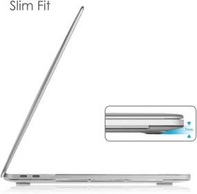 img 2 attached to Fintie Case For New MacBook Pro 13 A2238(M1) A2251 A2289 A2159 A1989 A1706 A1708 (2016-2020 Release) - Snap On Hard Shell Cover For MacBook Pro 13 Inch With Touch Bar And Touch ID Laptop Accessories and Bags, Cases & Sleeves