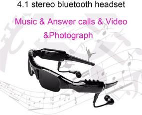 img 1 attached to 🕶️ 5MP Bluetooth Sunglasses with 1080P Camera, Bluetooth Connectivity, and Expandable 32GB Micro SD Card Support for Video Functions