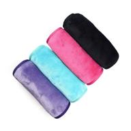 🧼 microfiber reusable makeup remover cloths: fast drying washcloth kit, face towels for women - 4 count logo