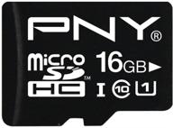 💾 pny 16 gb microsdhc flash memory card: high performance storage solution p-sdu16g10-ge logo