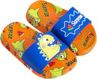 gloomall dinosaur sandals non slip slippers boys' shoes : sandals логотип