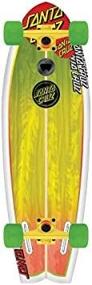 img 1 attached to 🦈 Santa Cruz Skateboards Land Shark Rasta Sk8 Complete - 8.8 x 27.7-Inch