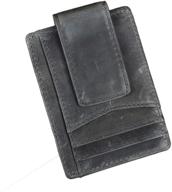 leaokuu leather minimalist wallet: a stylish addition to men's accessory collection logo