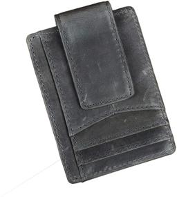 img 4 attached to Leaokuu Leather Minimalist Wallet: A Stylish Addition to Men's Accessory Collection