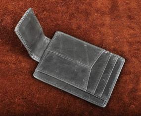 img 2 attached to Leaokuu Leather Minimalist Wallet: A Stylish Addition to Men's Accessory Collection