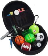 premium golfing accessory gift set for men and women golfers - includes golf balls, divot tool repair, ball marker, ball tees, club groove cleaner, and golf pouch logo