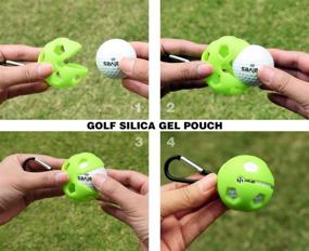 img 1 attached to Premium Golfing Accessory Gift Set for Men and Women Golfers - Includes Golf Balls, Divot Tool Repair, Ball Marker, Ball Tees, Club Groove Cleaner, and Golf Pouch