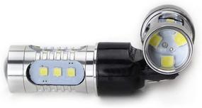 img 3 attached to 🚗 High-Powered Xenon White 15-SMD-5730 LED Upgrade Replacement Bulbs for Car Backup Reverse Lights - iJDMTOY 7440 7441 7444 T20