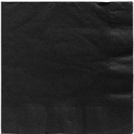 supply of black party luncheon napkins for events логотип