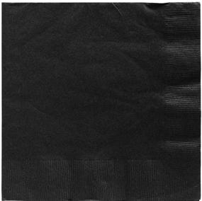 img 1 attached to Supply of Black Party Luncheon Napkins for Events