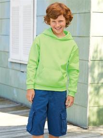 img 1 attached to Boys' Clothing: Jerzees Youth NuBlend Fleece Pullover - Enhanced for SEO