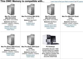 img 1 attached to 💾 OWC 32ГБ PC10600 DDR3 ECC-R 1333МГц Память для обновления Mac Pro (2009-2012)