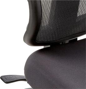 img 1 attached to 🪑 ProGrid Back Ergonomic Task Chair with Ratchet Back Height Adjustment - Office Star (No Arms)