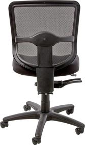 img 2 attached to 🪑 ProGrid Back Ergonomic Task Chair with Ratchet Back Height Adjustment - Office Star (No Arms)