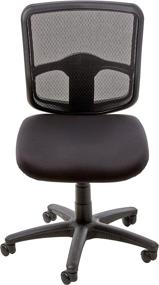 img 3 attached to 🪑 ProGrid Back Ergonomic Task Chair with Ratchet Back Height Adjustment - Office Star (No Arms)