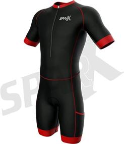 img 3 attached to 🏊 Sparx Men Trisuit Competitor Triathlon Short Sleeve Aero Tri Suit Review