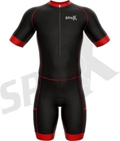 img 2 attached to 🏊 Sparx Men Trisuit Competitor Triathlon Short Sleeve Aero Tri Suit Review
