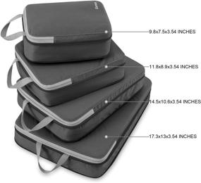img 3 attached to Gonex Compression Packing Expandable Organizers Travel Accessories for Packing Organizers