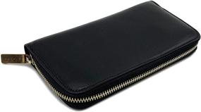 img 2 attached to Floto Italian Leather Venezia Checkbook Women's Handbags & Wallets in Wallets