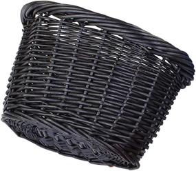 img 1 attached to Syiniix Wicker Handlebar Bicycle Basket Sports & Fitness for Cycling