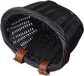 img 2 attached to Syiniix Wicker Handlebar Bicycle Basket Sports & Fitness for Cycling