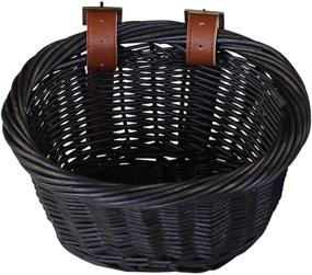 img 4 attached to Syiniix Wicker Handlebar Bicycle Basket Sports & Fitness for Cycling