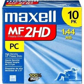 img 2 attached to 📼 Maxell Предварительно отформатированный MF2HD 1.44МБ 3.5 HD 10-пакет