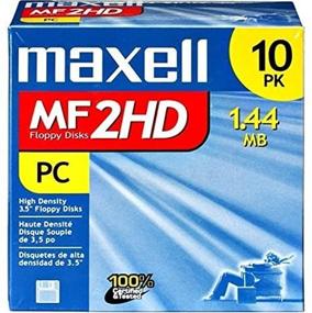 img 1 attached to 📼 Maxell Предварительно отформатированный MF2HD 1.44МБ 3.5 HD 10-пакет