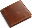 aikon genuine leather bifold protection men's accessories and wallets, card cases & money organizers logo