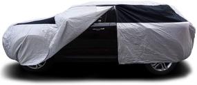 img 3 attached to 🚗 Compact SUV Titan Lightweight Car Cover - Compatible with Toyota RAV4, Honda CR-V, Rogue, and More. Waterproof & Measure 187 Inches with Driver-Side Door Zipper