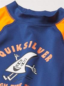 img 1 attached to 🌊Купальный костюм Quiksilver Slevee Sleeve Rashguard Trouble для мальчиков