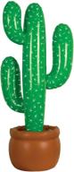 🌵 inflatable cactus party accessory - perfect for a desert-themed celebration (1 count) (1/pkg) logo