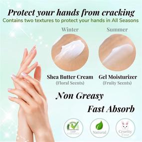 img 1 attached to 🎁 Korean Hand Lotion Gift Set: Nourishing Shea Butter Cream for Dry Hands - Travel Size Mini Lotions, Perfect Christmas Gift for Women