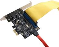 🚀 io crest si-pex40059: высокоскоростная карта pcie с 2 портами sata 6gbps и 1 портом ata133 ide - улучшенная производительность передачи данных! логотип