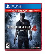 🎮 uncharted 4: a thief's end hits - playstation 4: the ultimate adventure gaming experience! logo