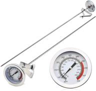 🌡️ kt thermo deep fry cooking thermometer with 15&#39;&#39; stainless steel probe - fast instant read, optimum temperature zones for turkey, beef, lamb, seafood logo