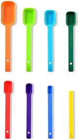 img 2 attached to 15-Piece Set of DOTINGHUX Measuring 🌈 Cups and Spoons in Various Vibrant Colors