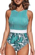 👙 cupshe women's medium striped swimsuit - women's clothing in swimsuits & cover ups logo