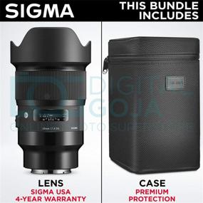 img 2 attached to 📷 Optimize SEO: Sigma 20mm f/1.4 DG HSM Art Lens for Sony E Mount Cameras - Including Altura Photo Advanced Accessory and Travel Bundle