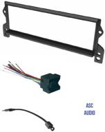 📻 asc car stereo install dash kit, wire harness, and antenna adapter - simplified installation for single din radio in mini cooper - compatible list of vehicles included logo